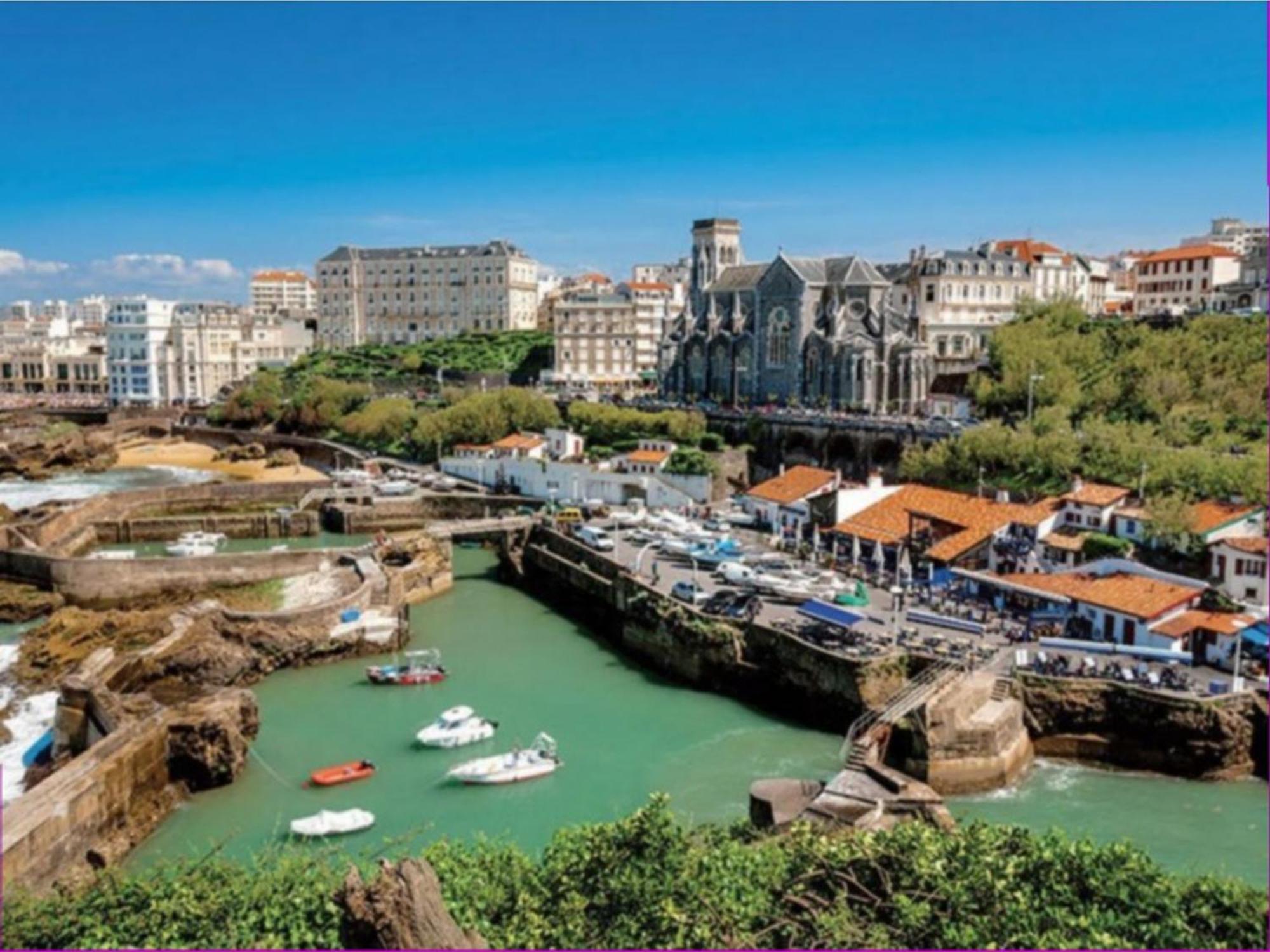 Studio Front De Mer Avec Piscine Et Balcon A Biarritz - Fr-1-3-412 Exteriör bild